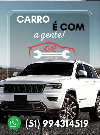 Post da GR Auto Center com SUV atendida na oficina